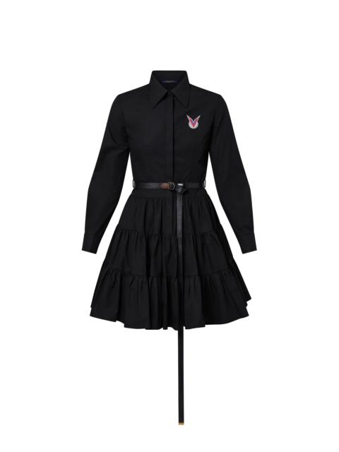 Louis Vuitton Belted Shirt Dress