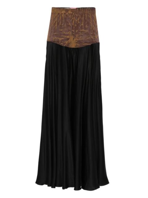 Diesel O-Garcia flared maxi skirt