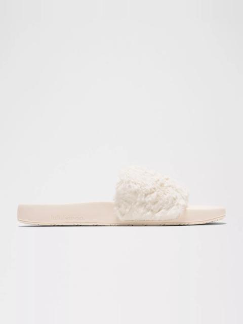 lululemon Women's Restfeel Faux Fur Slide