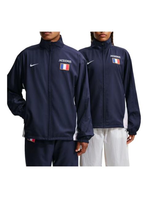Nike Nike x France x Jacquemus Cryoshot Reissue Tracksuit Jacket 'Navy' IQ3857-498