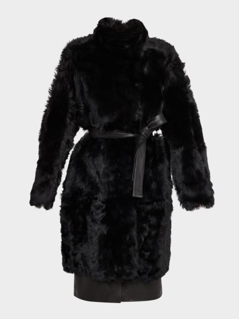 Yves Salomon Toscana Shearling Lamb Coat