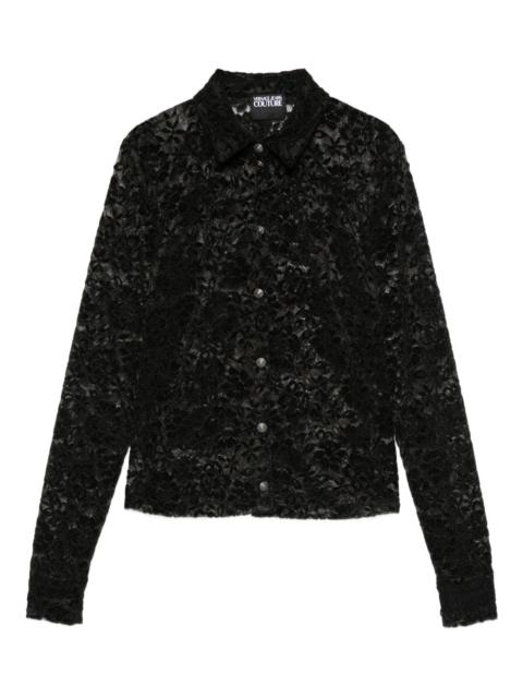 VERSACE JEANS COUTURE buttoned floral shirt