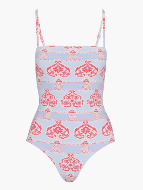 Hill House Home The Giana One Piece - Poppy Damask Stripe