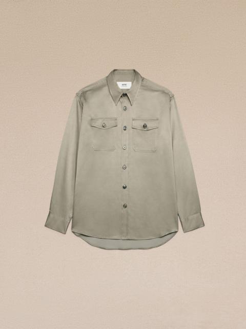 AMI Paris Overshirt With Chest Pocket