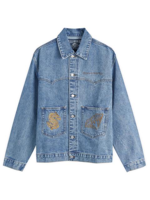 BILLIONAIRE BOYS CLUB Billionaire Boys Club Diamons & Dollars Selvedge Denim Jacke