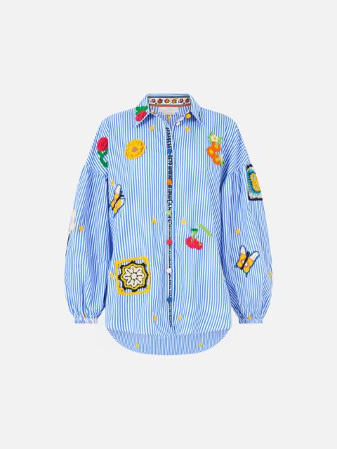 CAMILLA BALLOON SLEEVE BLOUSE