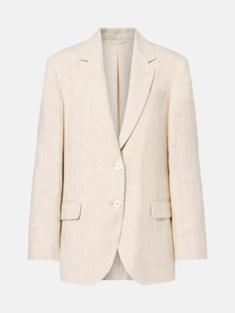 Brunello Cucinelli Linen-blend blazer