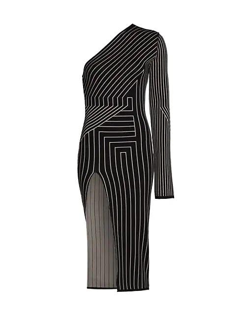 Rick Owens Geometric One-Shoulder Dress
