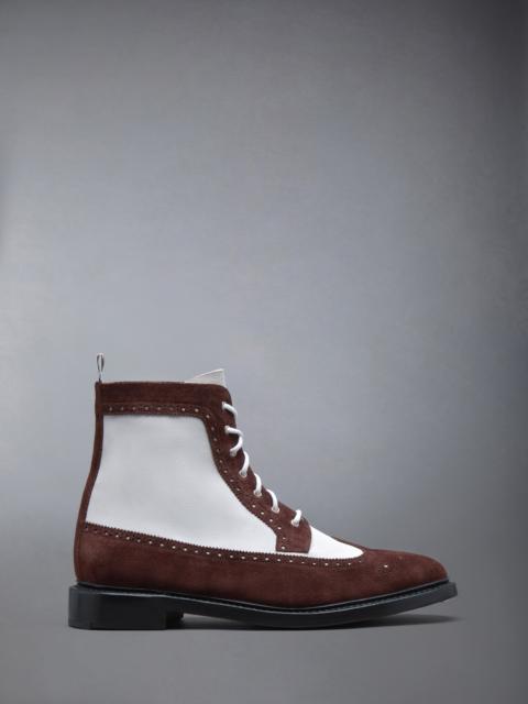 Thom Browne CALF SUEDE LONGWING BOOT