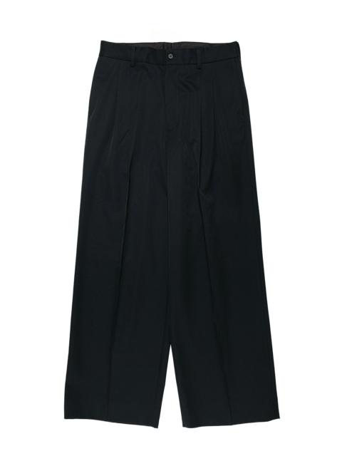 ssstein Long Wide Trousers Black