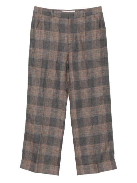 Valentino checked trousers