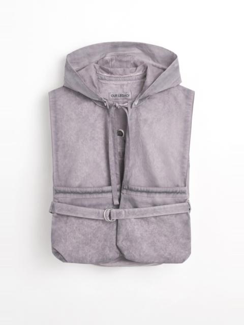 Our Legacy Marsupium Vest Mineral Blue Papyrus Poly