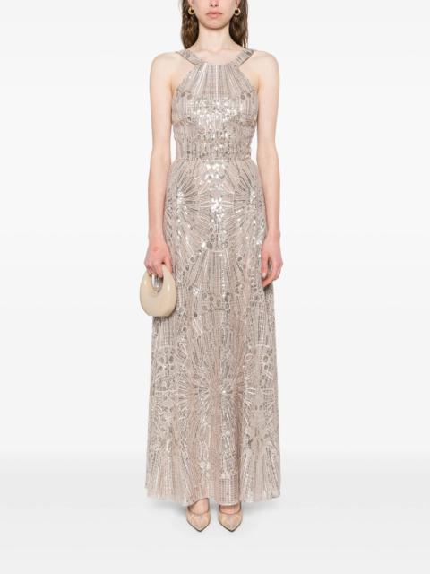 ELIE SAAB Sequin-embellished Maxi Dress