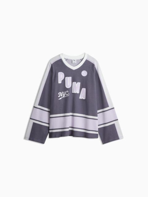 PUMA NYC Men's Oversized Hockey Jersey