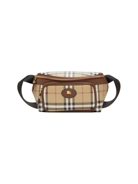 Burberry Beige Check Belt Bag