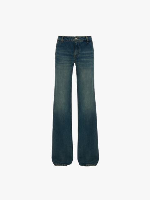 Victoria Beckham Gigi Jean In Mid Blue