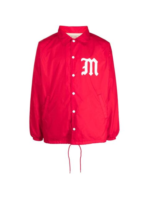 SAINT M×××××× logo-print shirt jacket