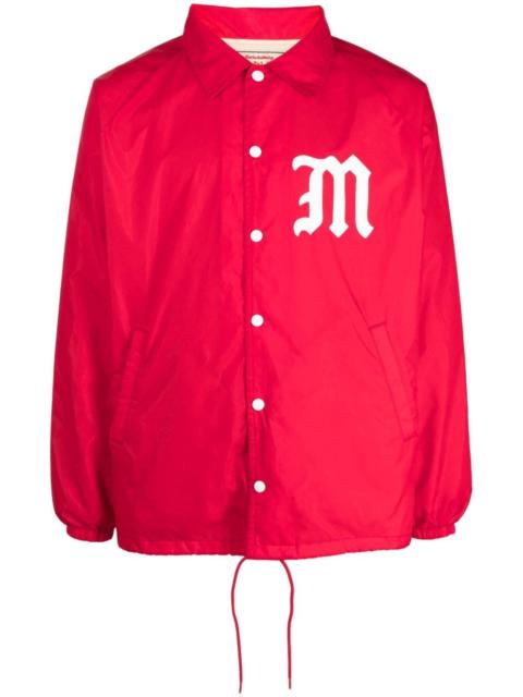 SAINT M×××××× logo-print shirt jacket