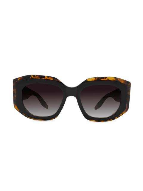 BARTON PERREIRA Women's Crescendo 50.5MM Square Sunglasses - Black