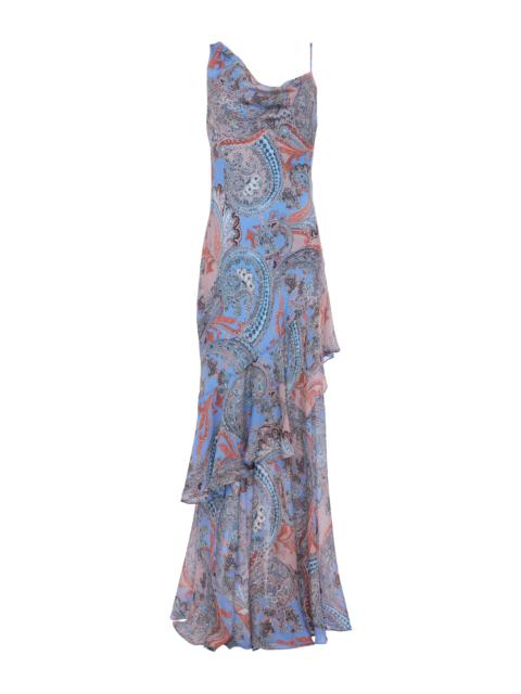 L'AGENCE Viola Silk Cowl-Neck Gown