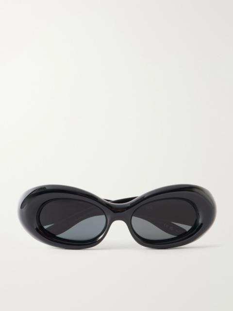 SAINT LAURENT SL 968 round-frame injected sunglasses Black