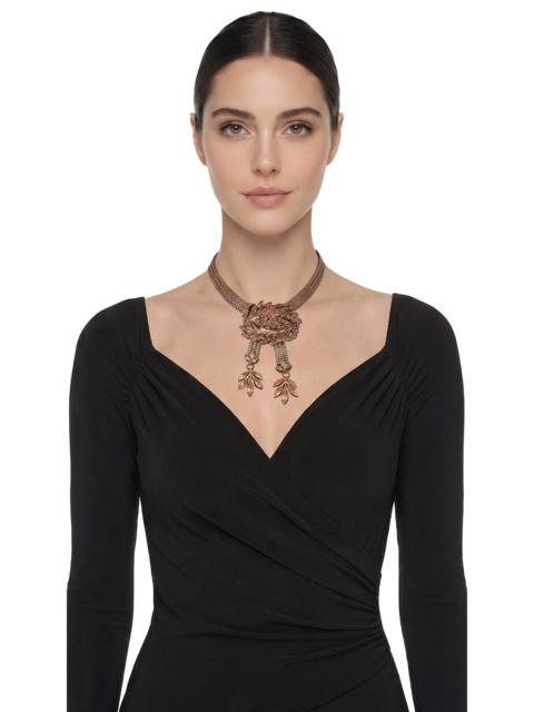 NORMA KAMALI LEAF DROP PENDANT NECKLACE