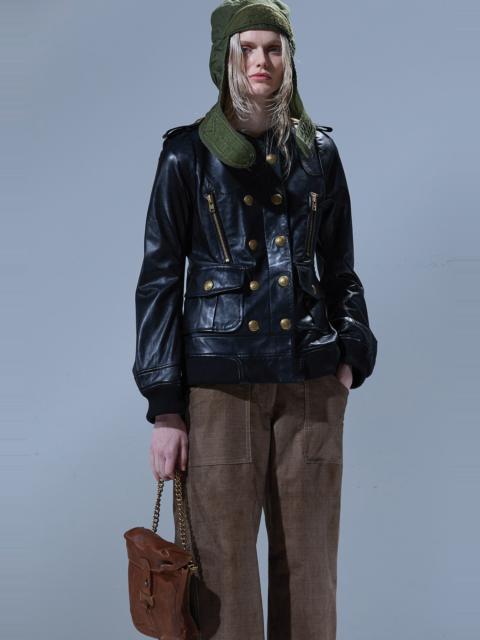 R13 ELONGATED DOUBLE-BREASTED JACKET