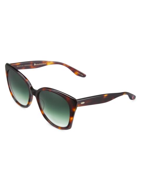 BARTON PERREIRA Women's Barton Perreira x Kelley Baker Brow Babe 56MM Cat-Eye Sunglasses - Spanish Cedar