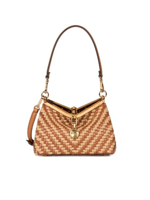 Etro small Vela woven shoulder bag