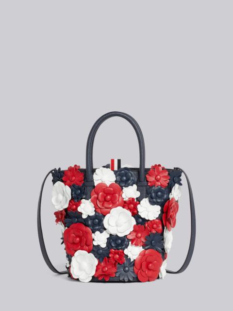 Thom Browne Multicolor Calf Flower Bloom Shoulder Strap Mini Bucket Bag