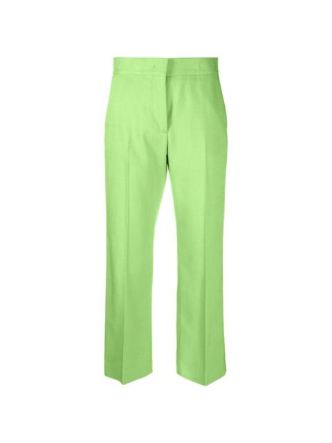MSGM straight-leg cropped trousers
