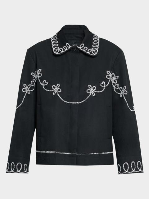 Rails Keaton Embroidered Shirt Jacket
