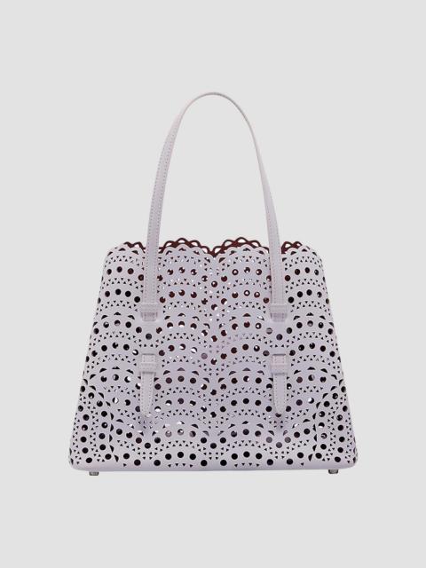 Alaïa Women's Mina 25 Perforated Leather Tote - Bleu Lavande