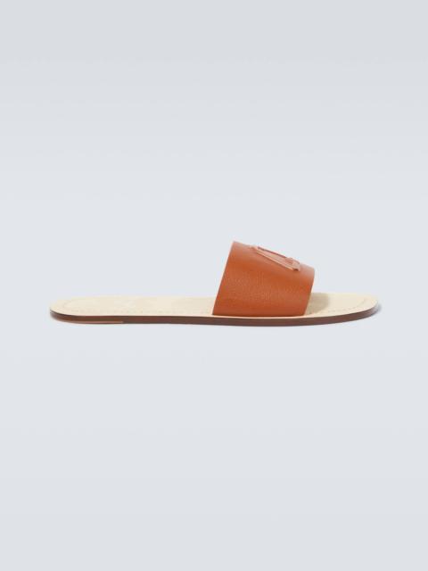 Christian Louboutin Varsicool leather slides