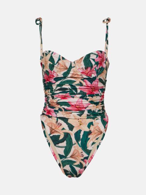 Agua by Agua Bendita Rábano Rocío floral swimsuit