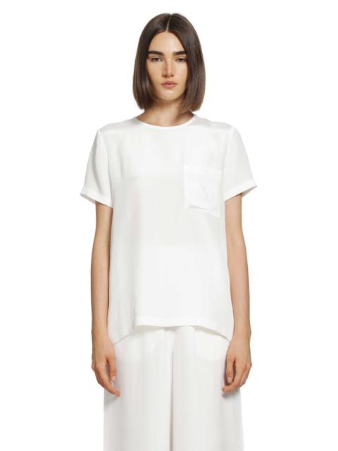 Max Mara Printed Crepe De Chine Blouse