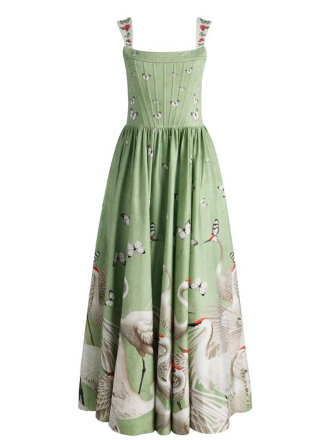 Alice + Olivia GUINEVERE BUSTIER MAXI DRESS