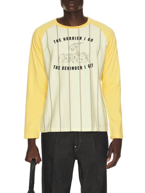 BODE Summertime Stripe Baseball Tee