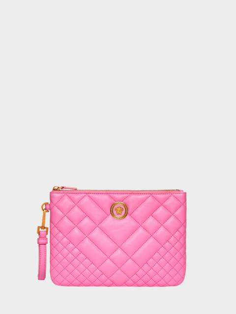 VERSACE Quilted Nappa Leather Pouch