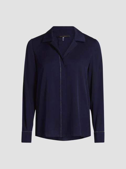 KOBI HALPERIN Women's Ceanna Chain Long-Sleeve Blouse - Midnight Blue