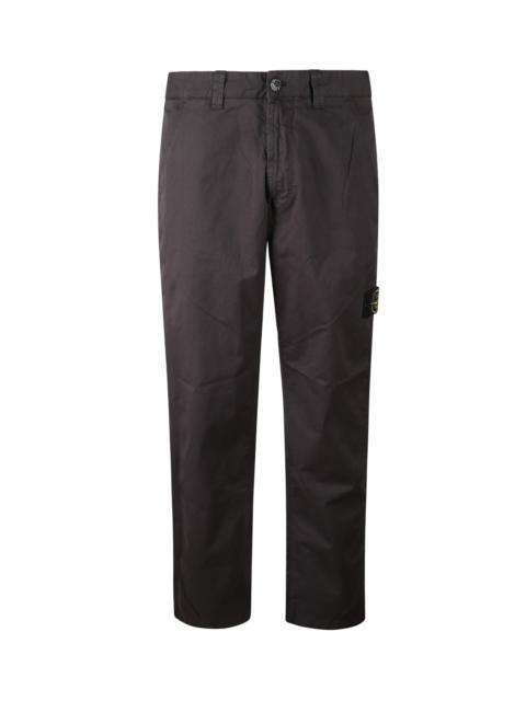 Stone Island Cotton trousers with logo
