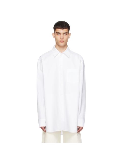 Marni White Raw Edge Shirt