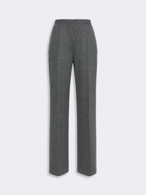 WEEKEND Max Mara EDITTA Jacquard jersey trousers - MEDIUM GREY