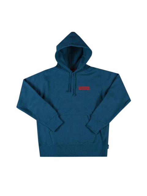 Supreme Stop Crying Hooded Sweatshirt 'Blue'