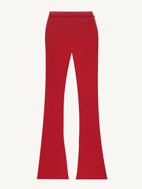 courrèges KNITTED PANTS REEDITION