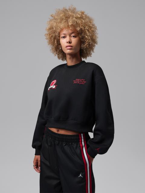 Jordan Jordan Brooklyn Fleece Women's Cropped Crew-Neck Sweatshirt