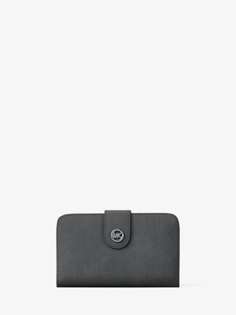 MICHAEL KORS MK Pop Charm Medium Nubuck Wallet