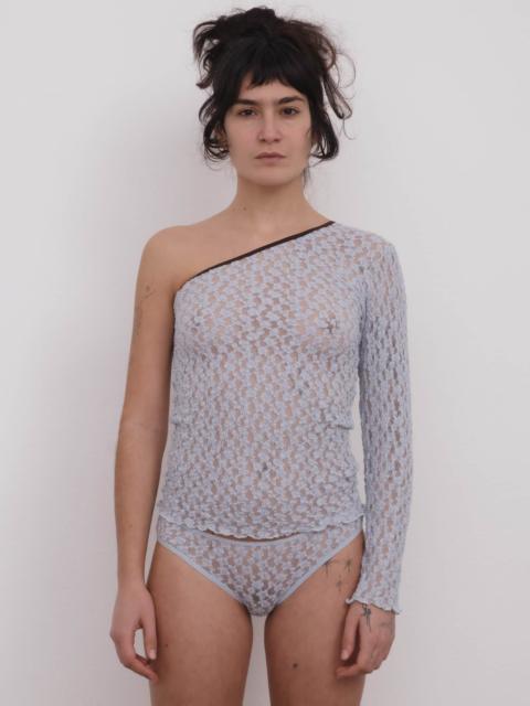 BASERANGE Rota Long Sleeve Tee - Organic Cotton Lace