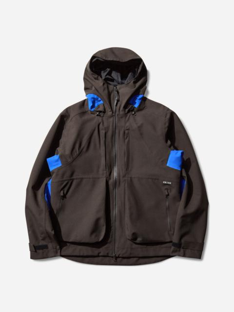 GR10K Men's Hoodie Skeleton Shell II Dark Soil Grey