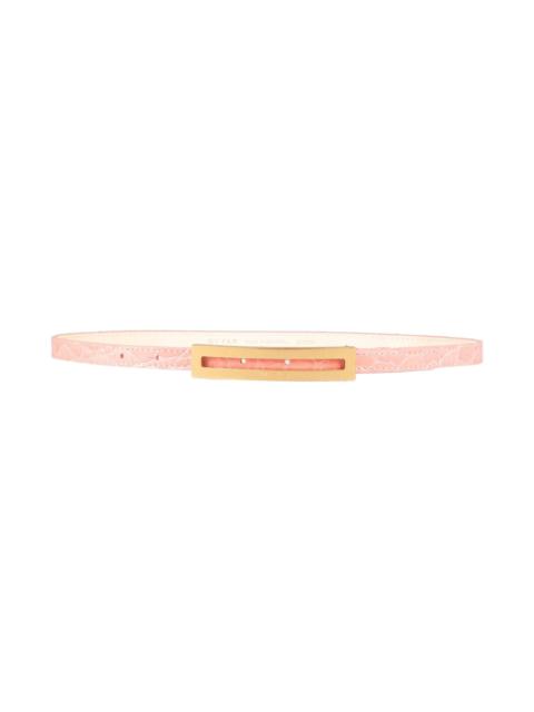 BY FAR Pastel pink Women's Thin Belt